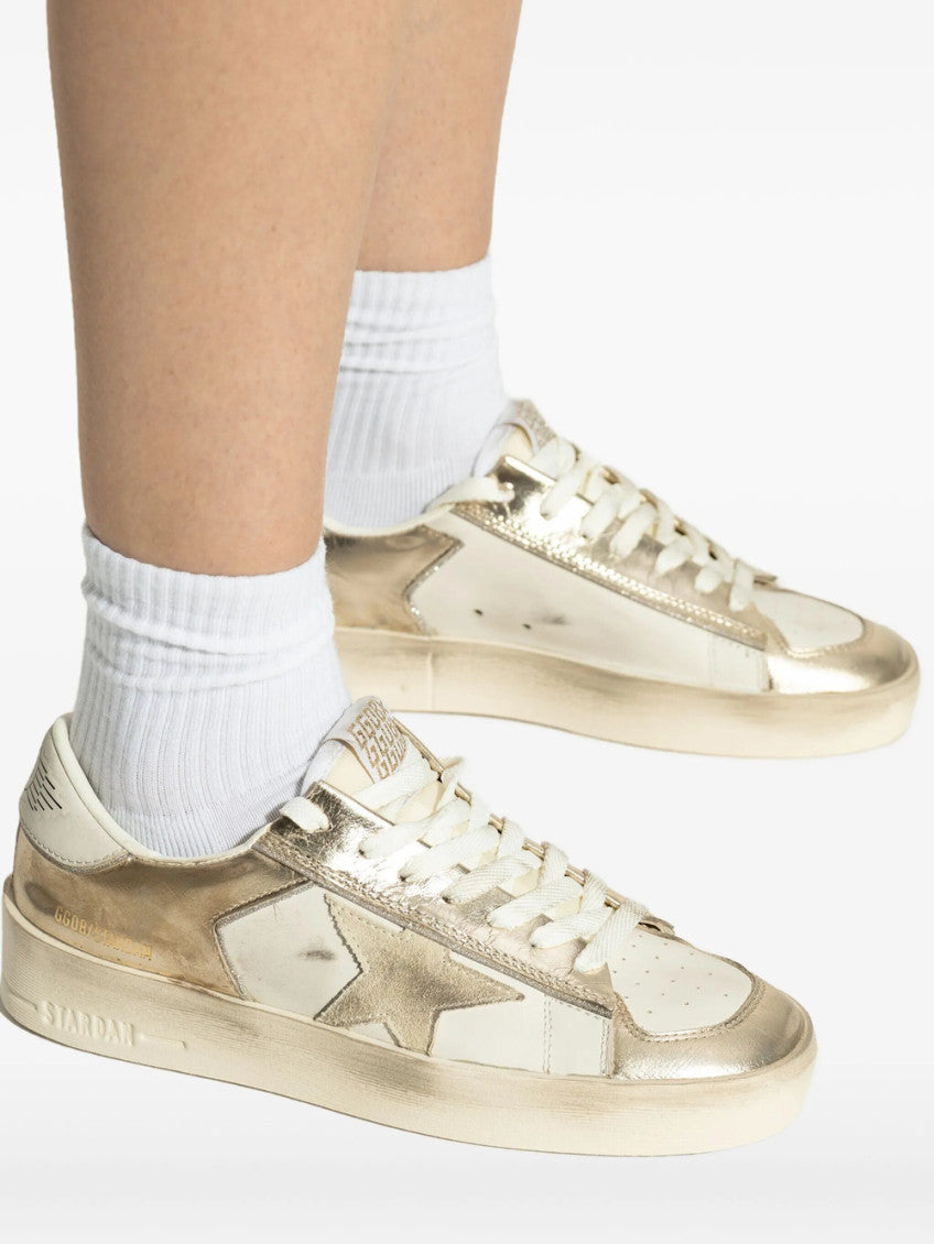 Platinum Leather Sneakers 5
