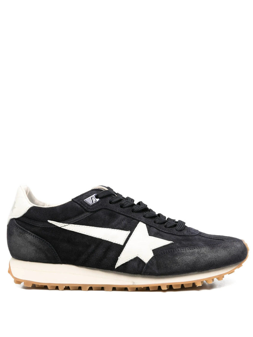 Blue Lace-up Sneakers 1