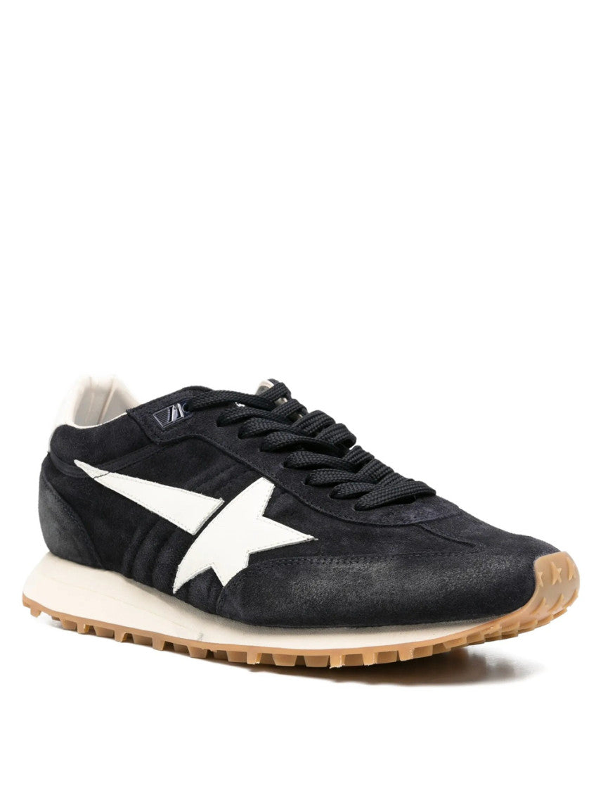 Blue Lace-up Sneakers 2