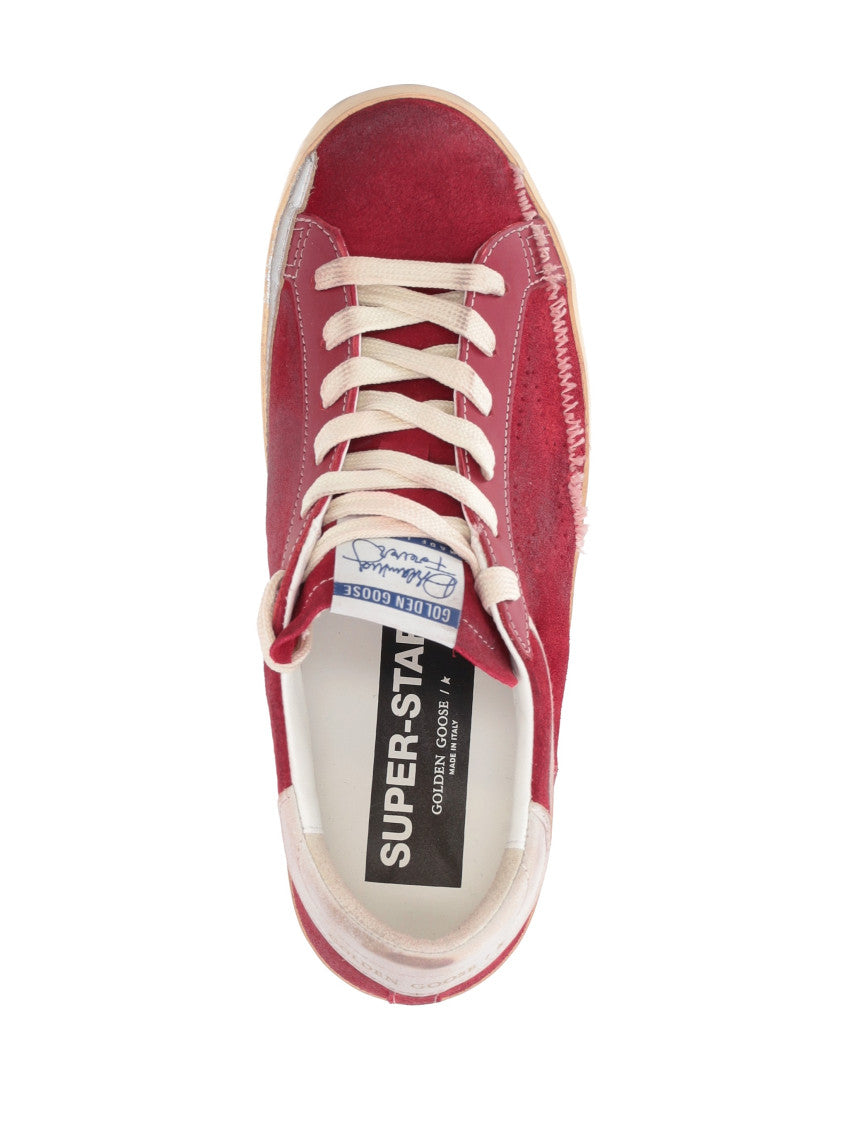 Red Lace-up Sneakers 4