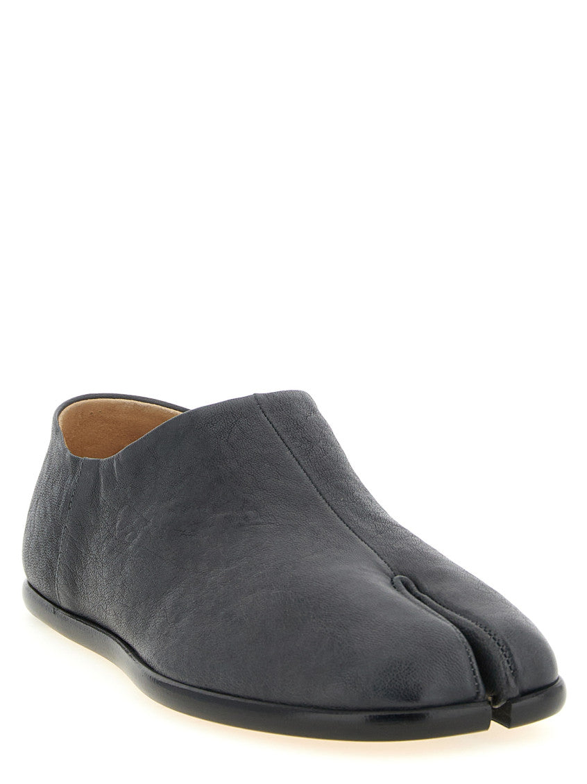 Grey Leather Loafers 2
