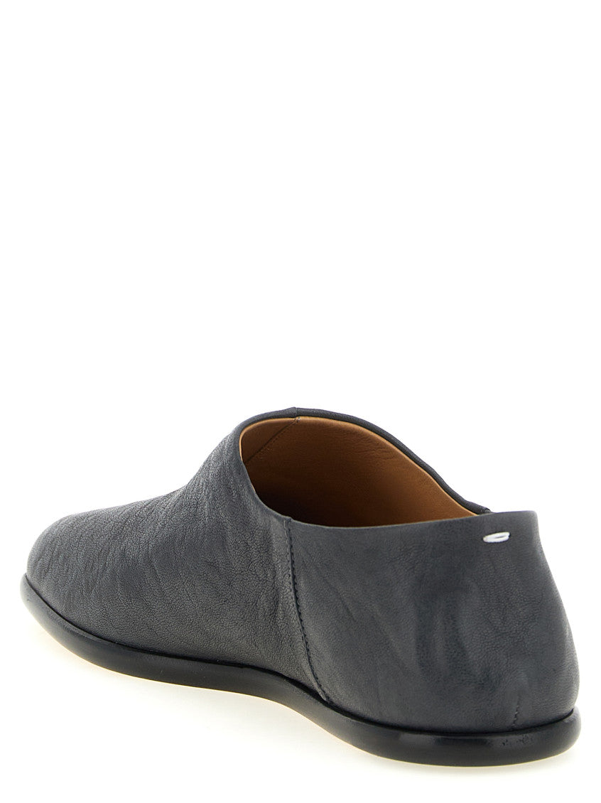 Grey Leather Loafers 3