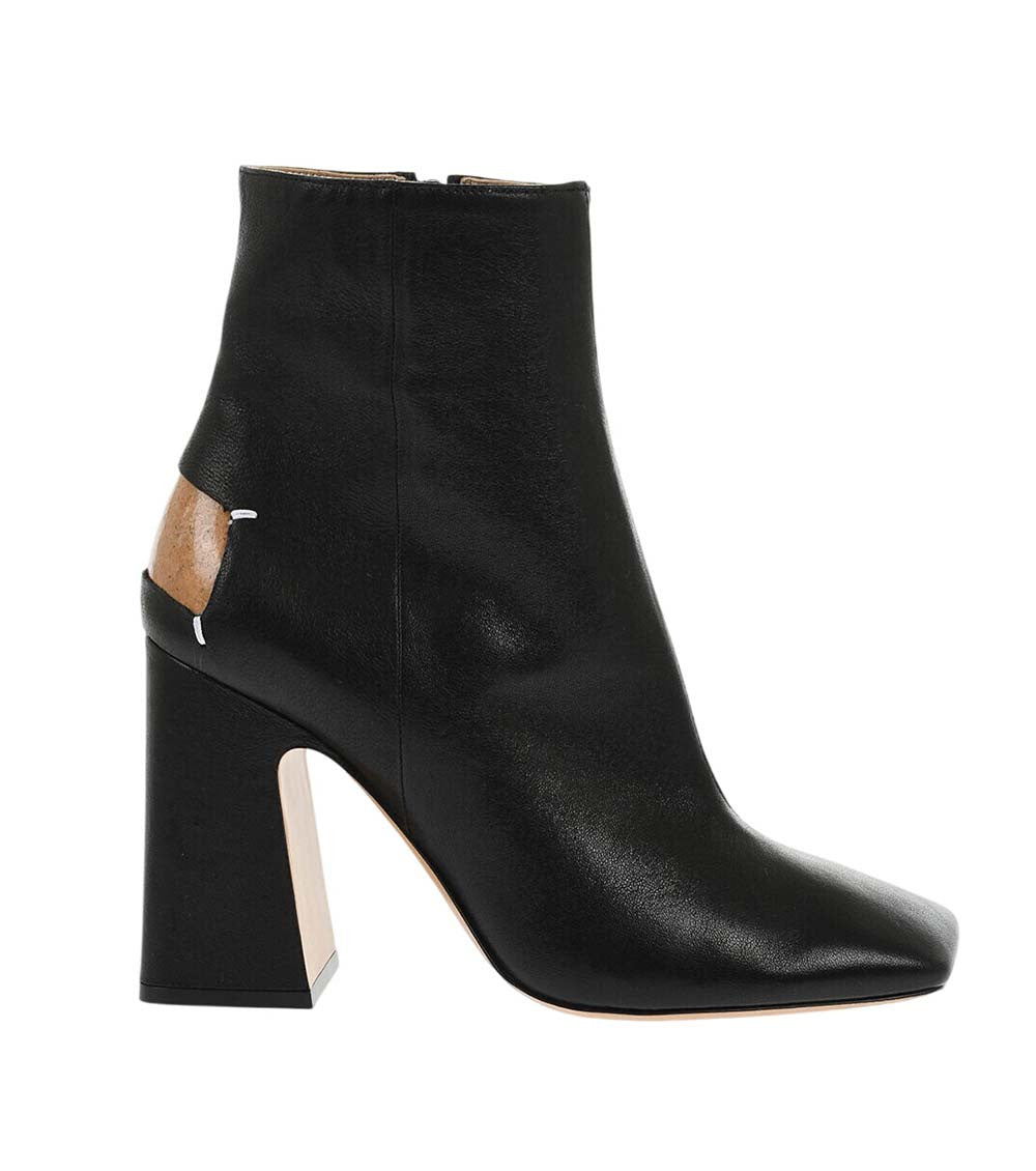Black Leather Ankle Boots 1