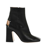 Black Leather Ankle Boots 1