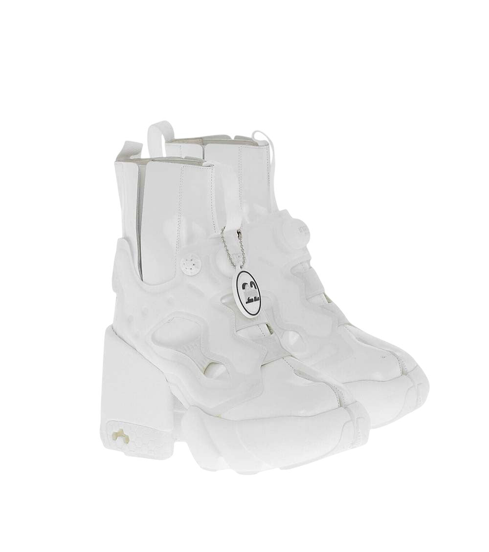 White Ankle Boots 2