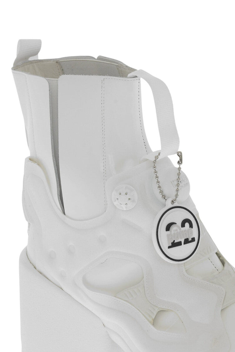 White Ankle Boots 4