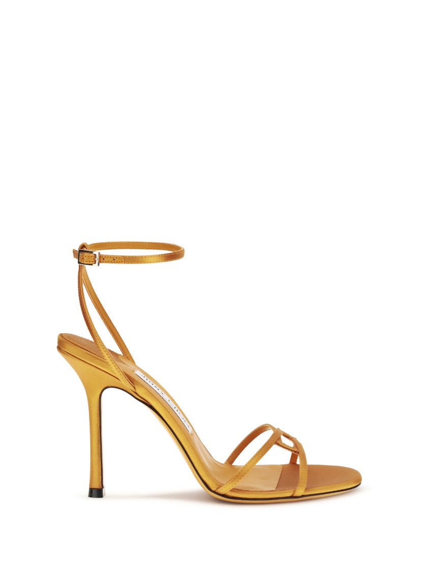 Orange Ankle-strap Heels 1