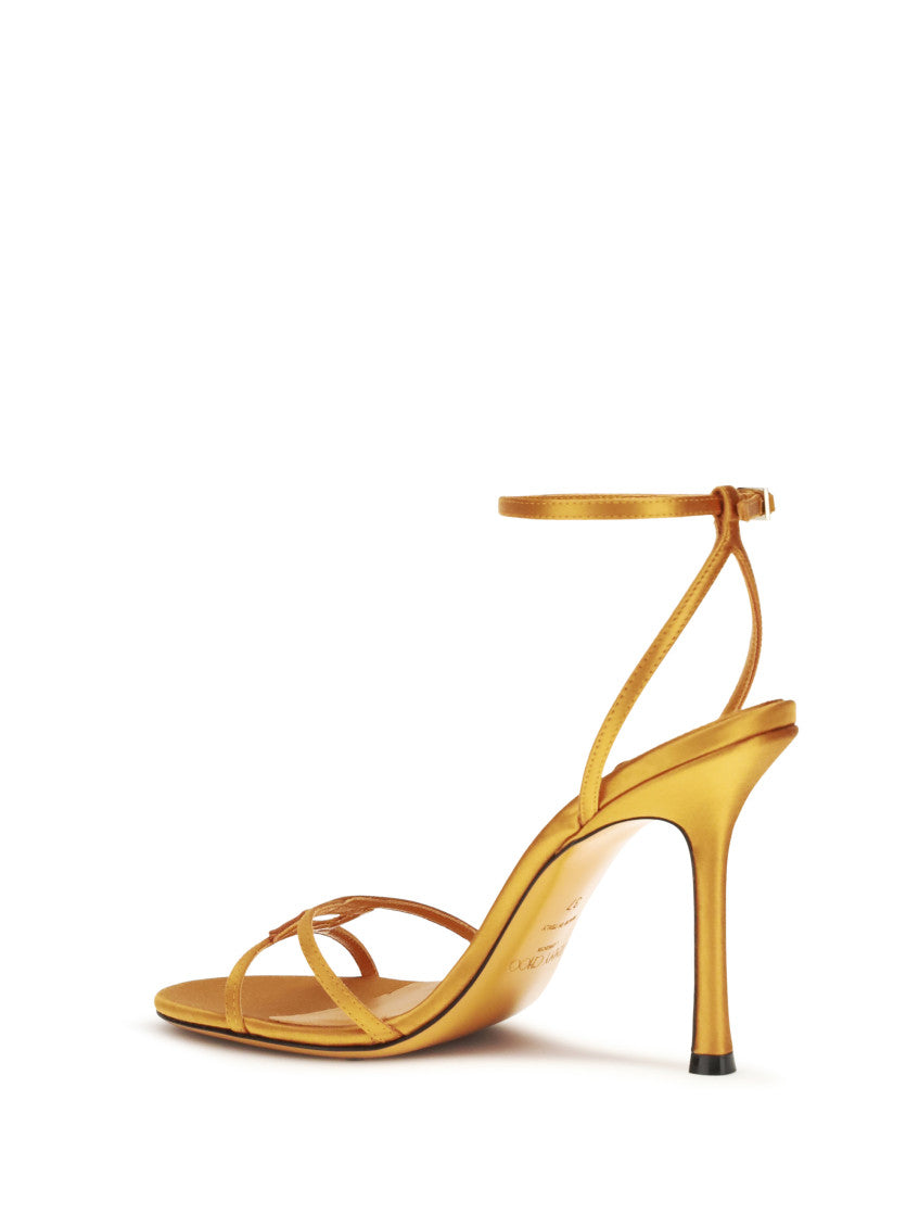 Orange Ankle-strap Heels 3