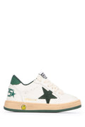 Kids Green Lace Up Sneakers 1