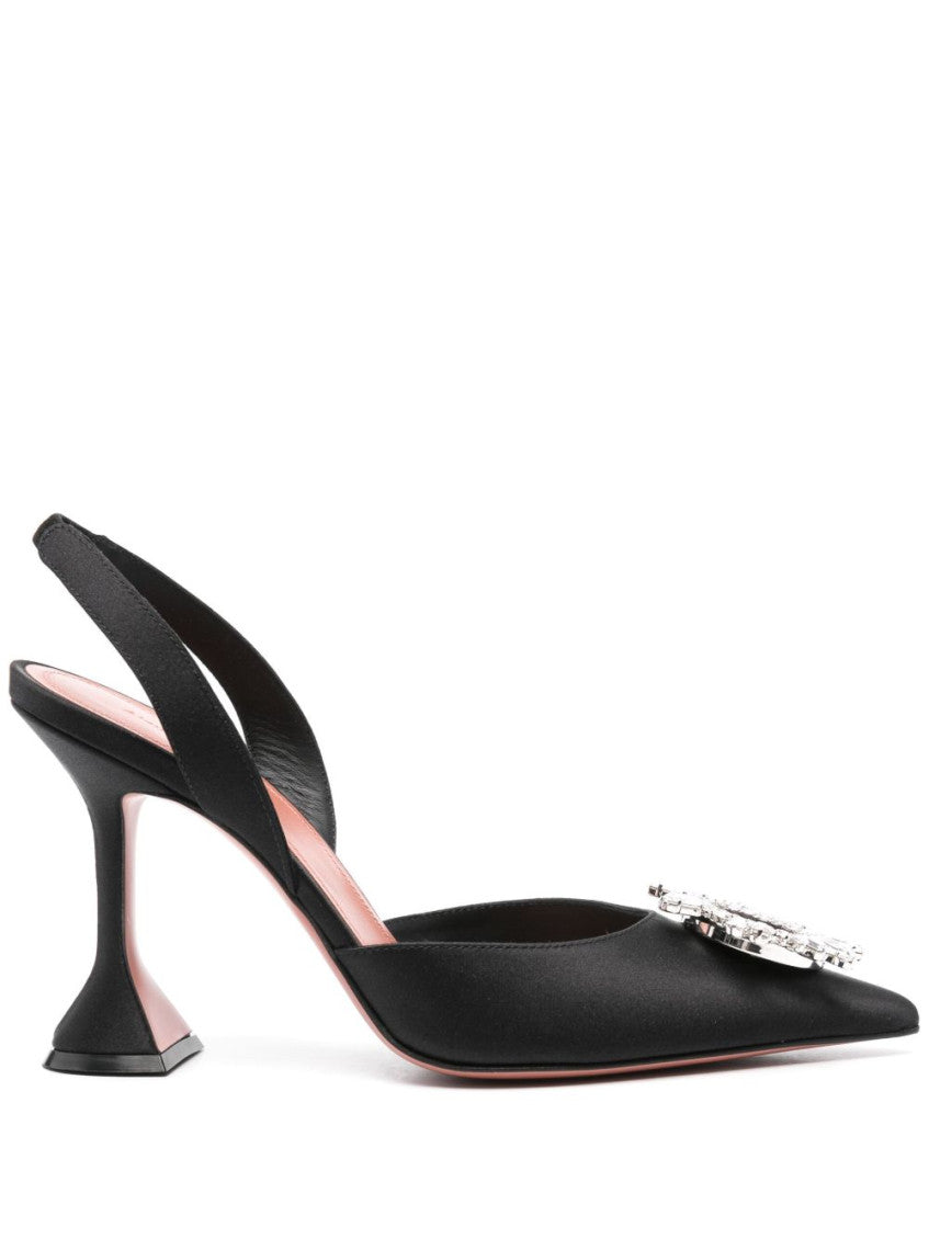 Black Begum Slingback Pumps 1