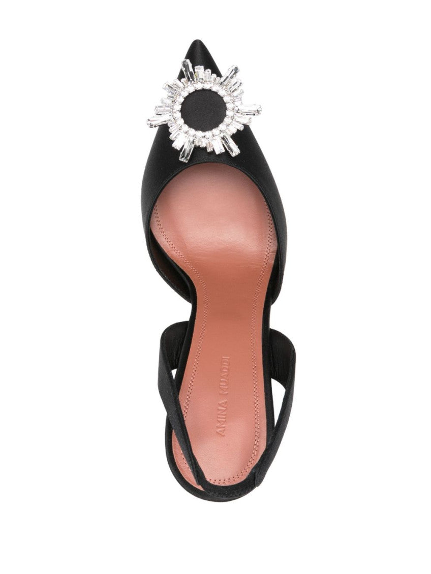 Black Begum Slingback Pumps 2