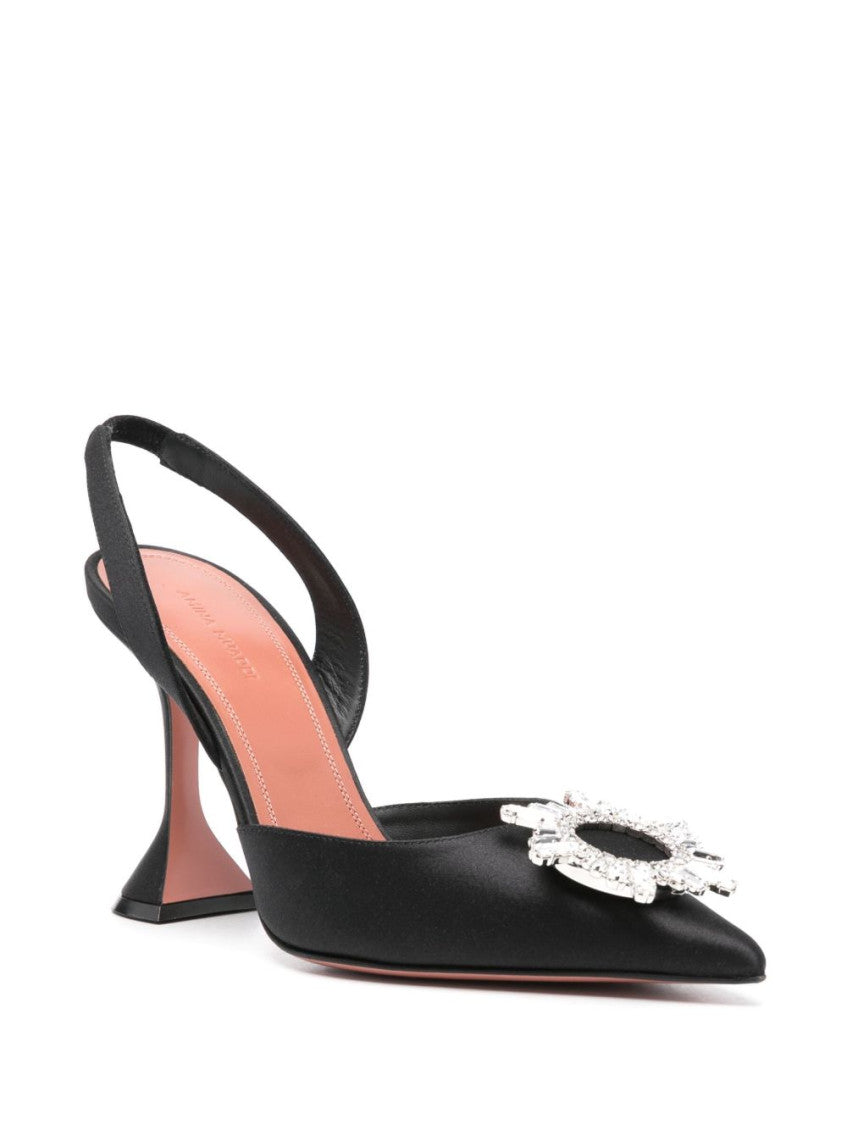Black Begum Slingback Pumps 3