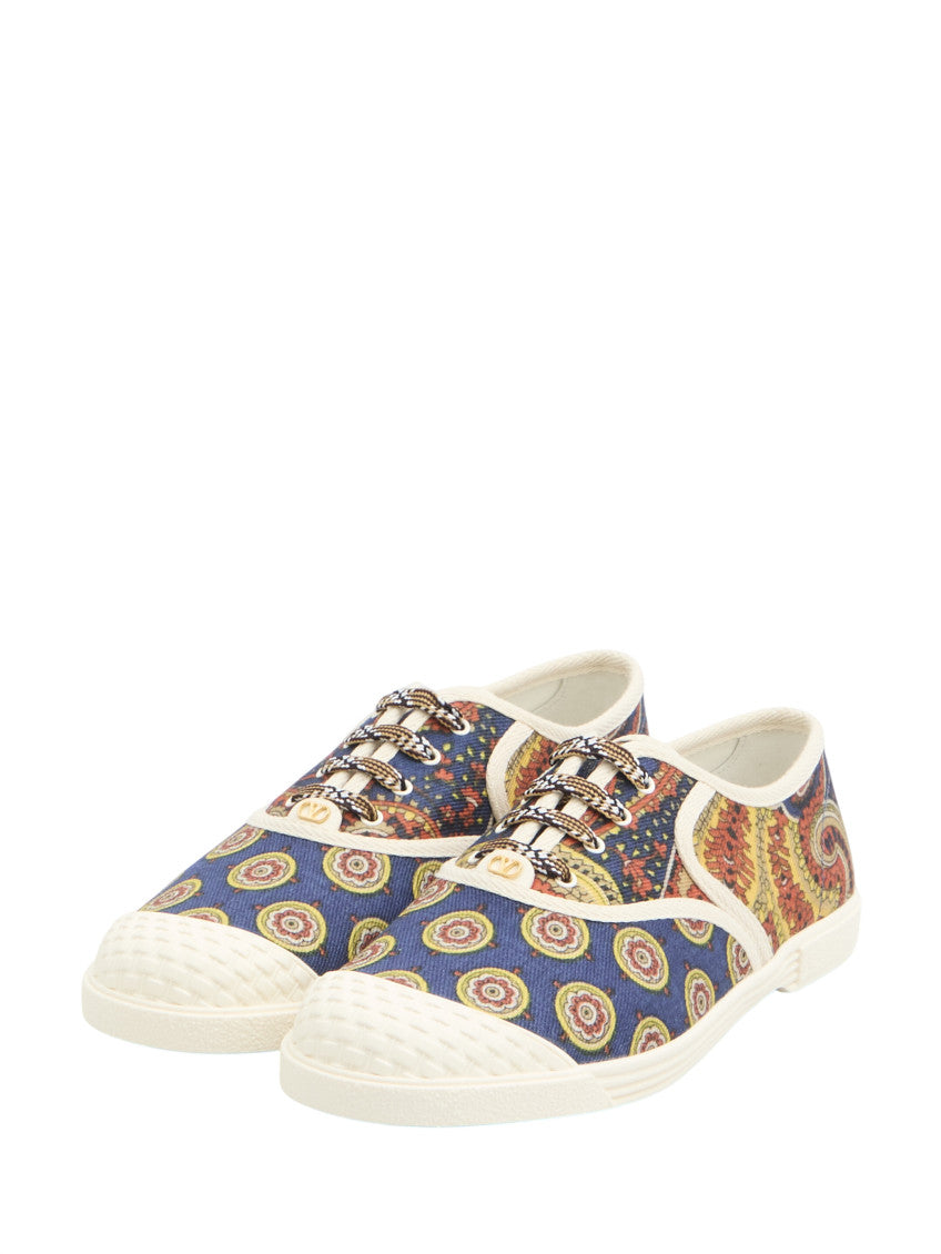 Multi color Paisley Sneakers 2