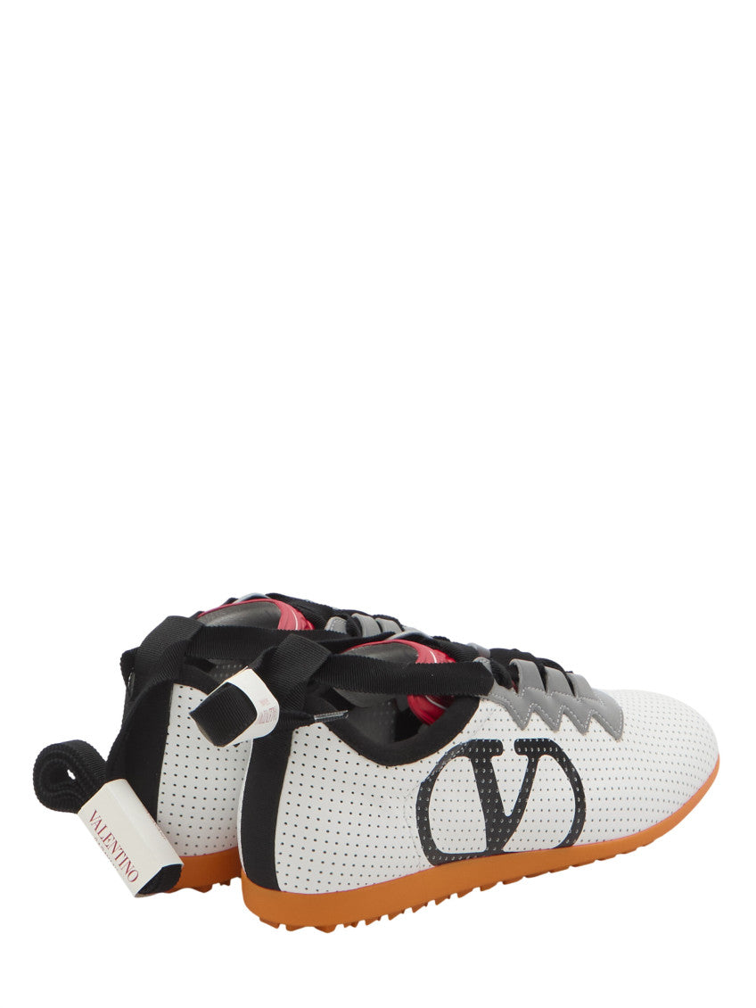 White Logo Chromathon Sneakers 3