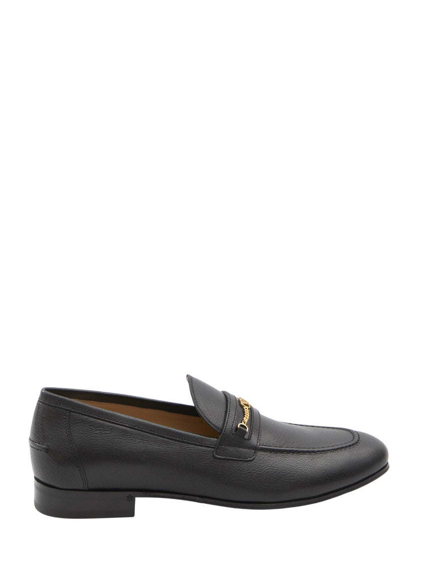 Black Slip On Loafers 1