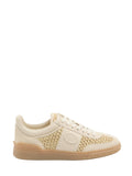 White Woven Upvillage Sneakers 1