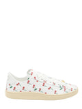 White Printed Cherryfic Sneakers 1