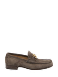 Brown Logo Loafers 1