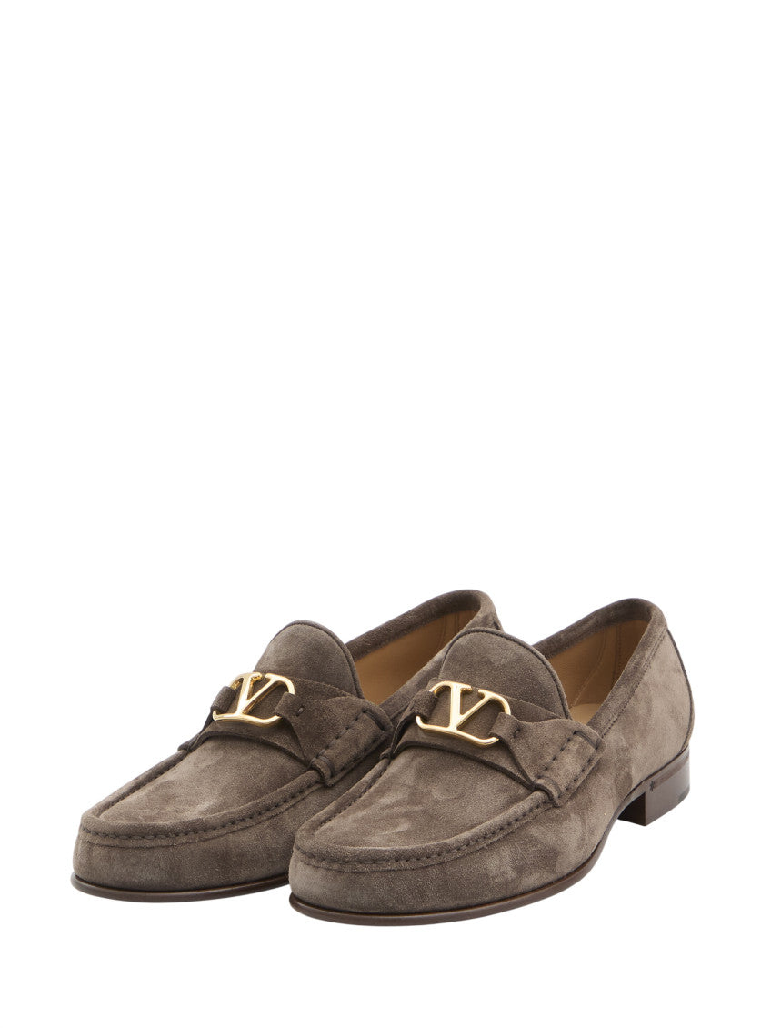 Brown Logo Loafers 2