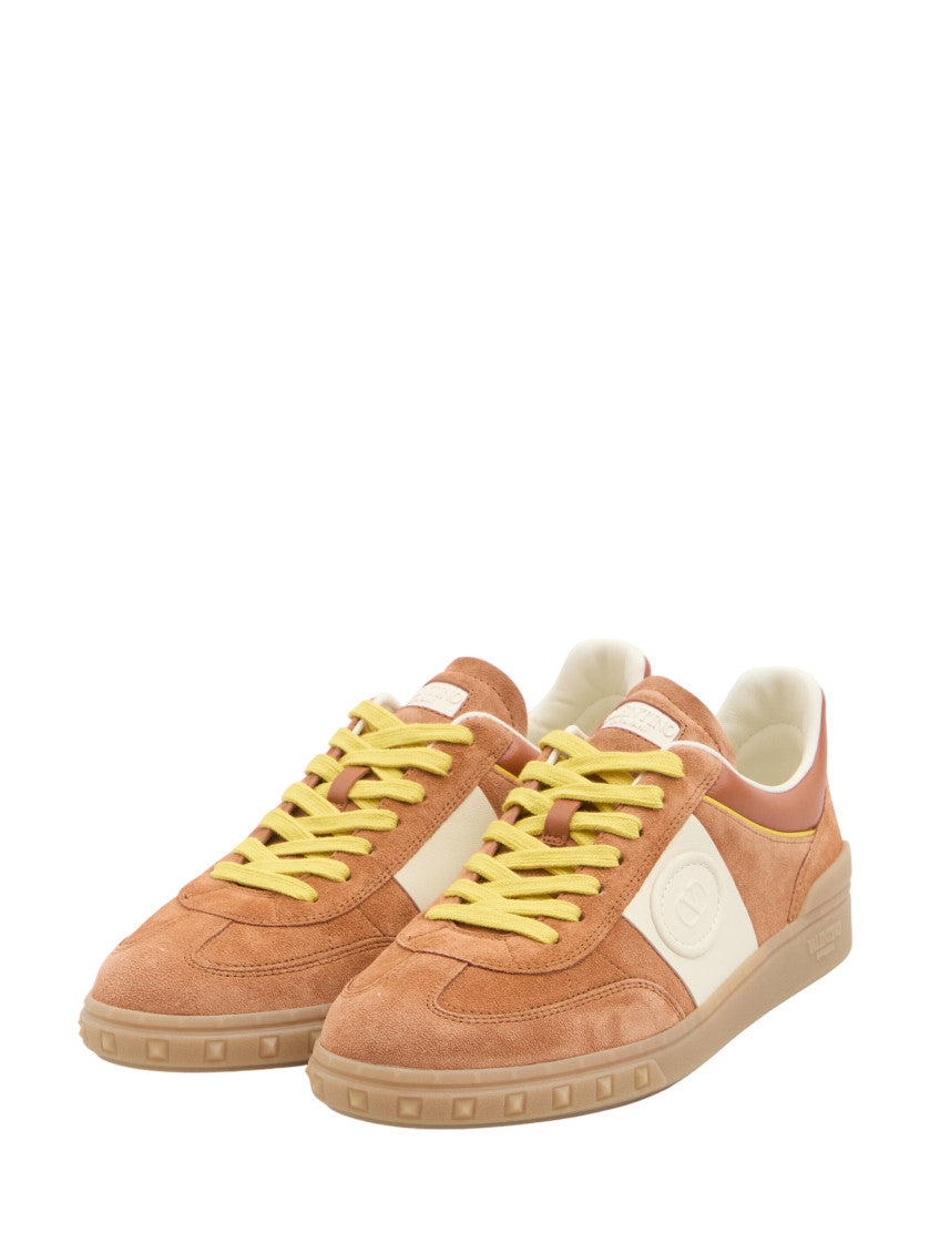 Orange Color Block Upvillage Sneakers 2