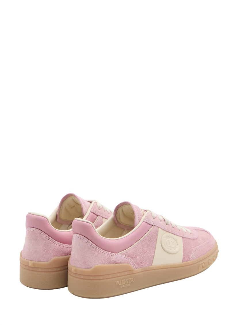 Pink Color Block Upvillage Sneakers 3