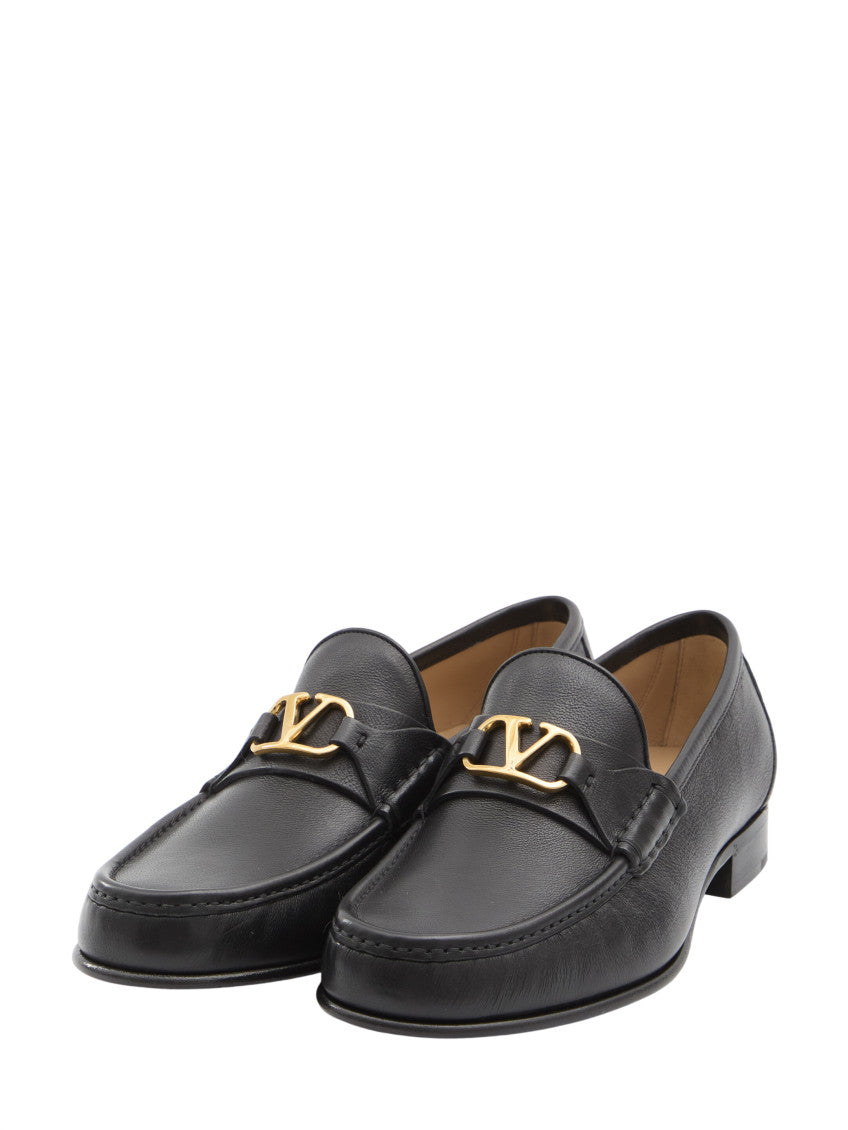 Black Logo Loafers 2
