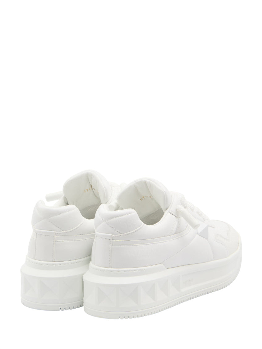 White One Stud Sneakers 3