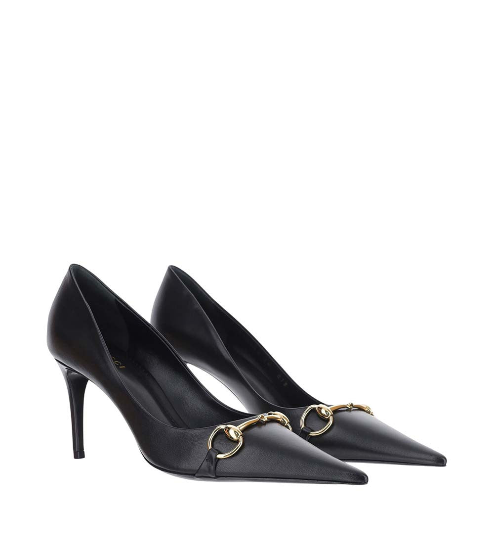 Black Clasp Pumps 2