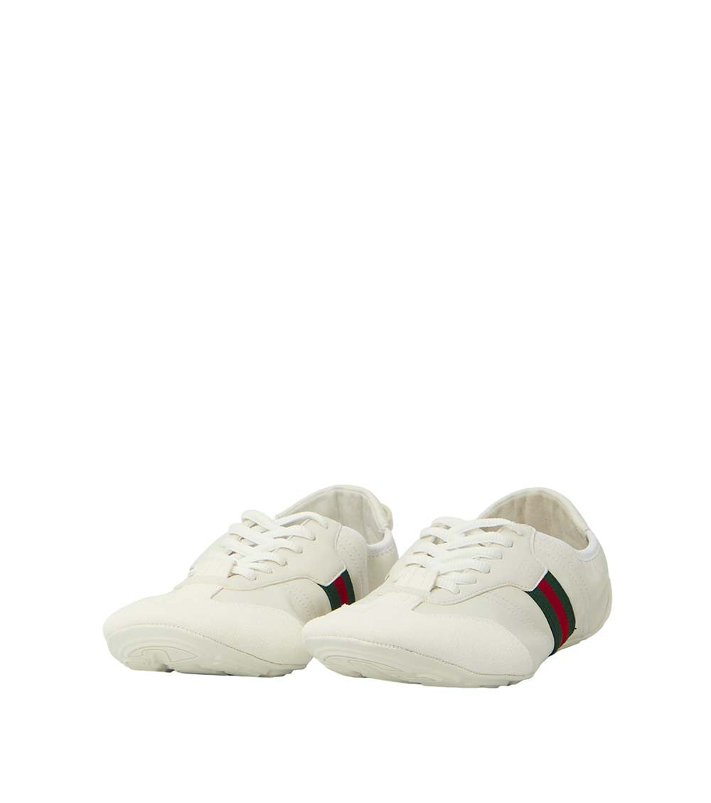White Color Block Flex Sneakers 2