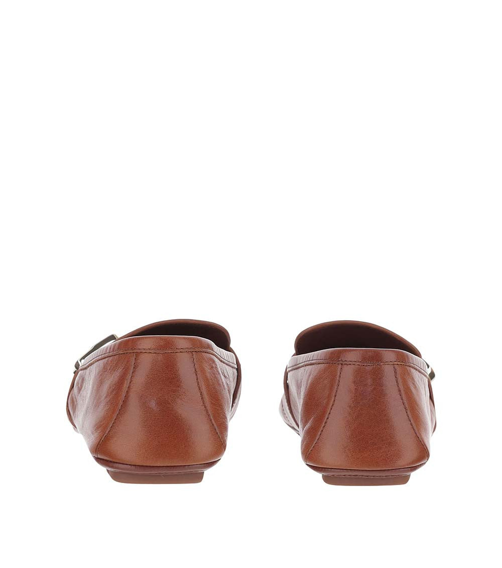 Brown Logo Loafers 4