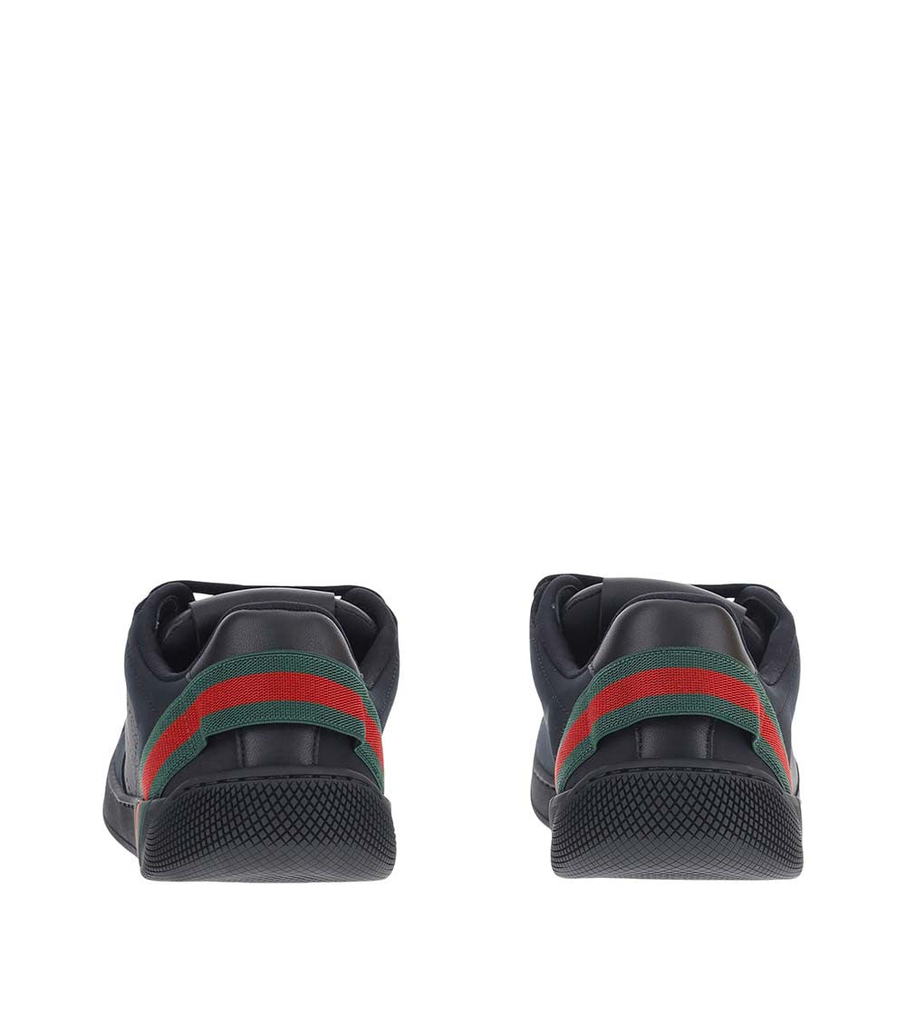 Black Logo Screener Sneakers 3