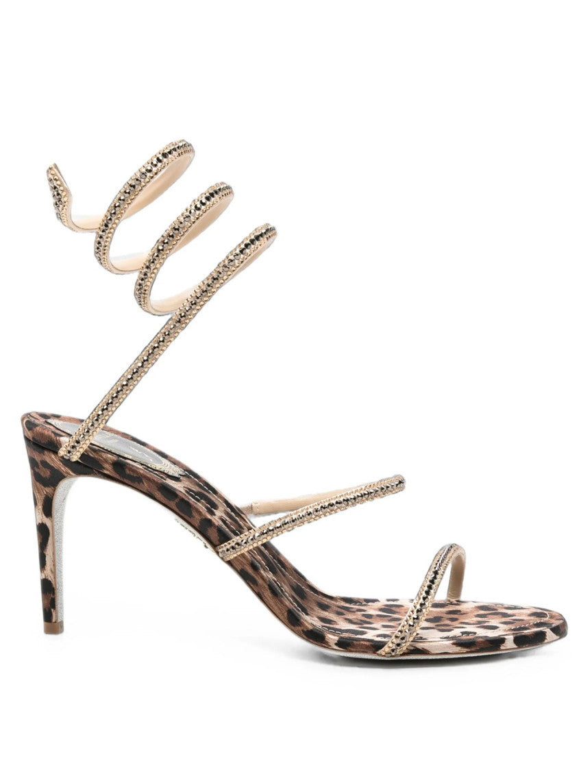 Leopard Print Cleo Heels 1