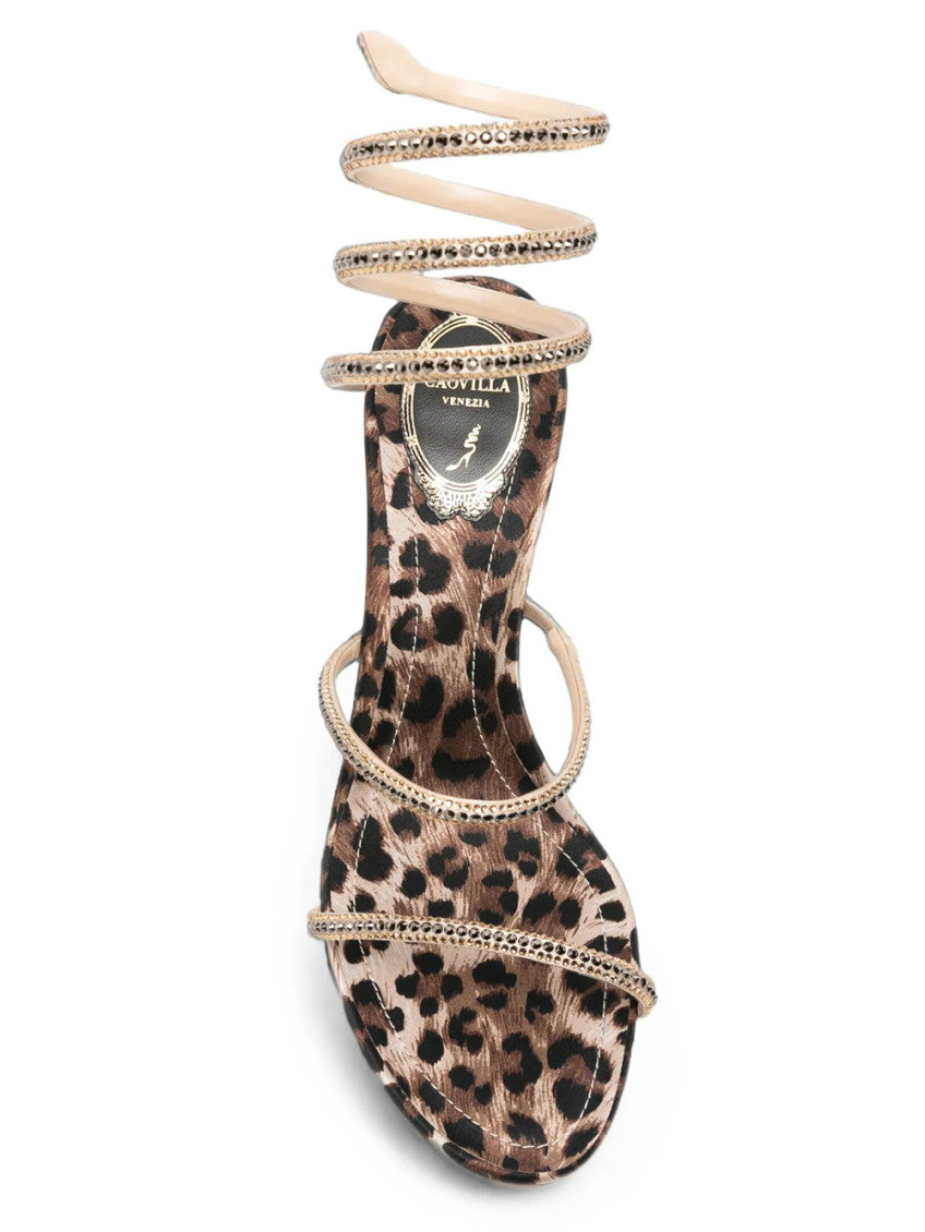 Leopard Print Cleo Heels 4