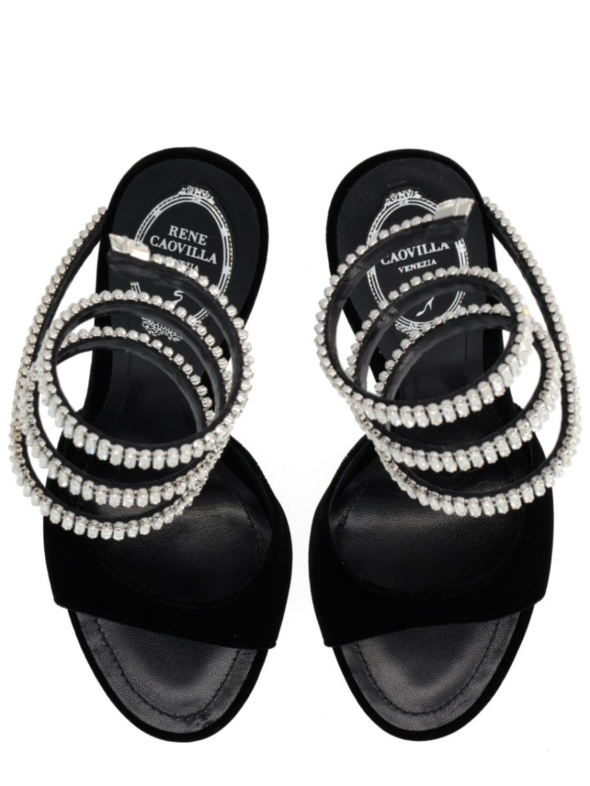 Black Embellished Heels 6