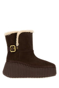 Dark Brown Suede Boots 1