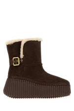 Dark Brown Suede Boots 1