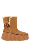Light Brown Suede Boots 1