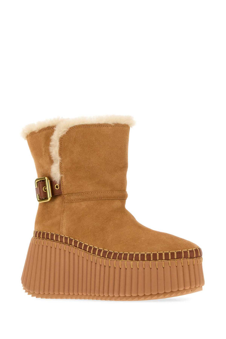 Light Brown Suede Boots 2