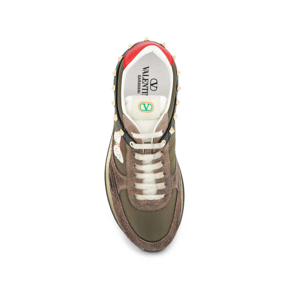 Green Embellished Sneakers 3