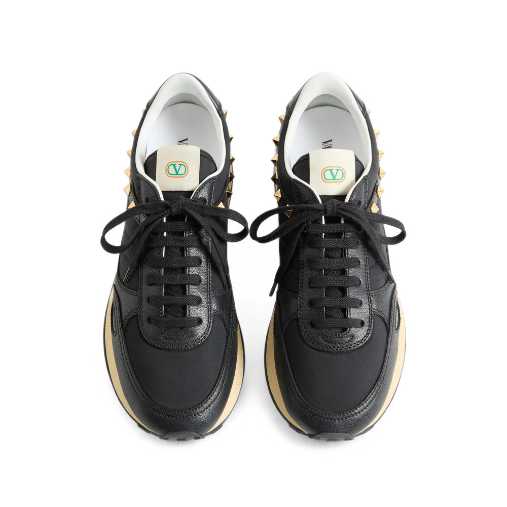 Black Studded Sneakers 3