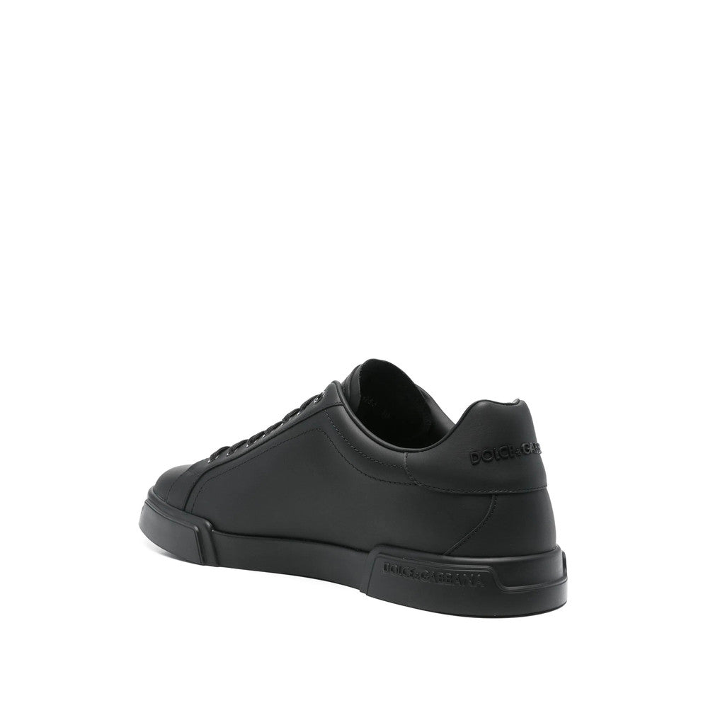 Black Logo Classic Sneakers 3