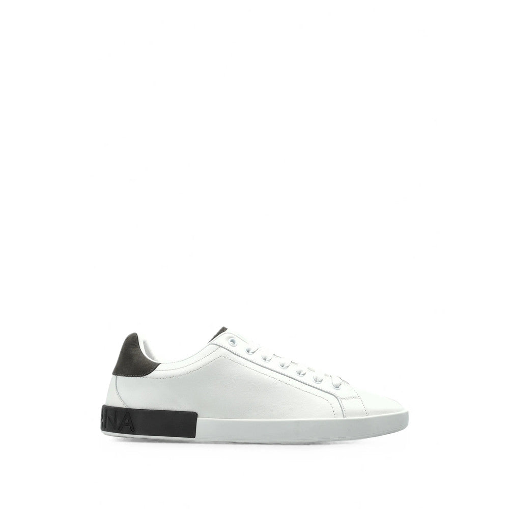 White Color Block Sneakers 1