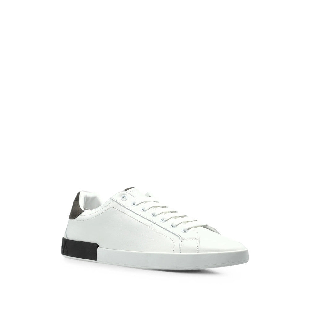 White Color Block Sneakers 2