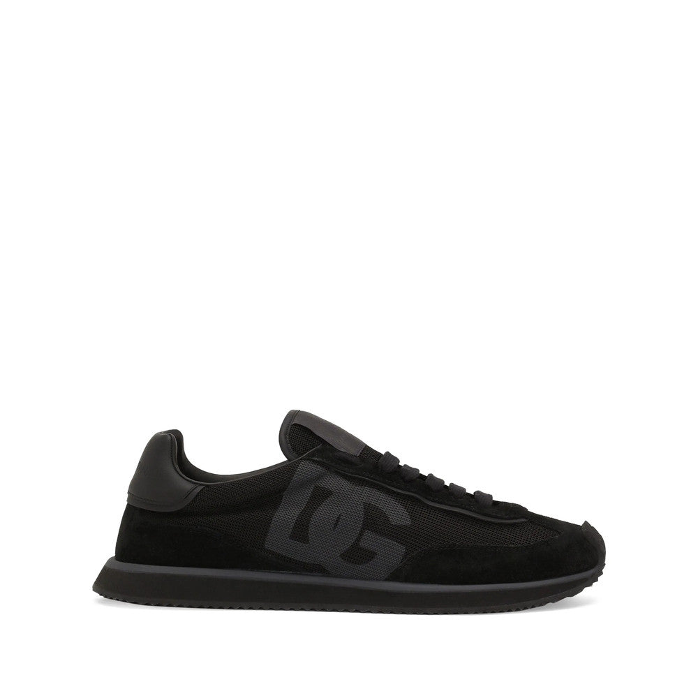 Black Logo Cushion Sneakers 1