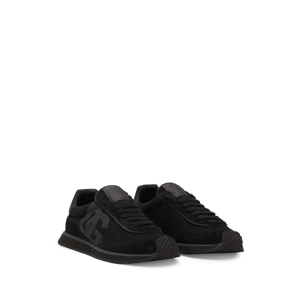 Black Logo Cushion Sneakers 2