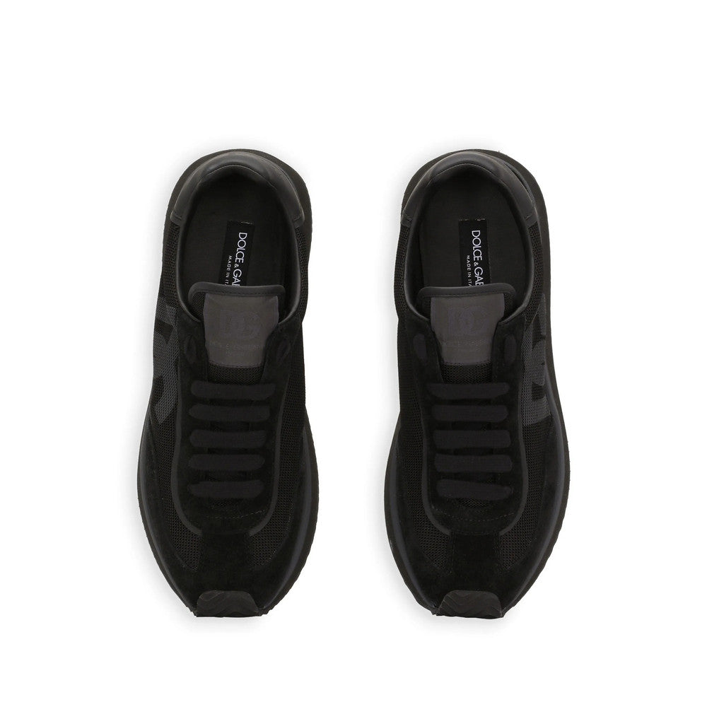 Black Logo Cushion Sneakers 4