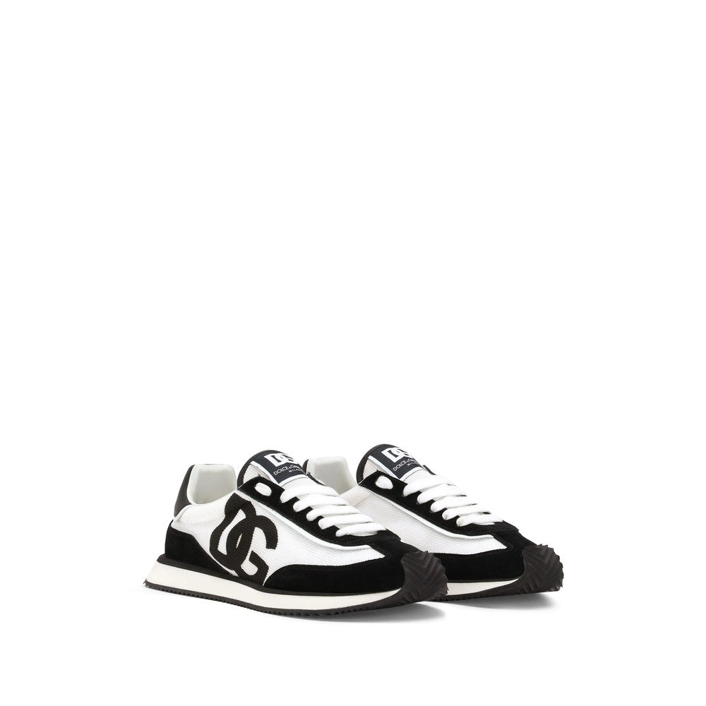 BlackWhite Logo Cushion Sneakers 2
