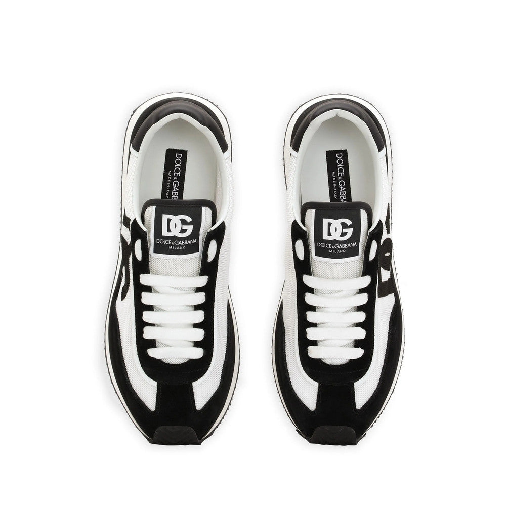 BlackWhite Logo Cushion Sneakers 4