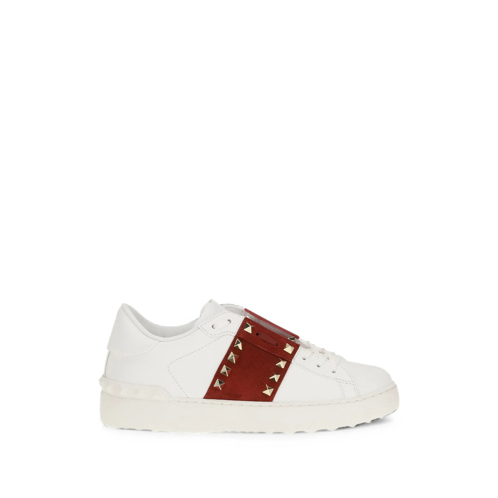 White Studded Sneakers 1