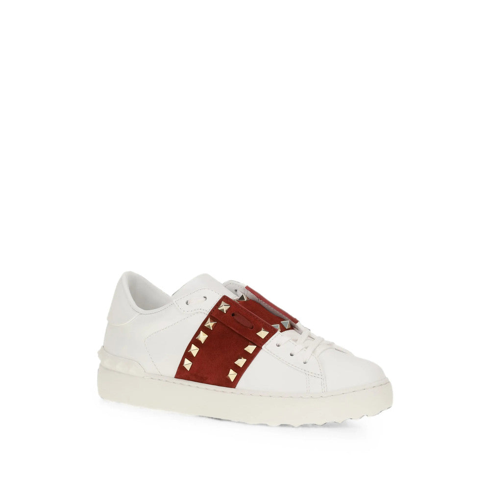 White Studded Sneakers 2